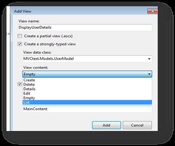 Simple Way of Binding List of Objects to View using MVC – MindStick