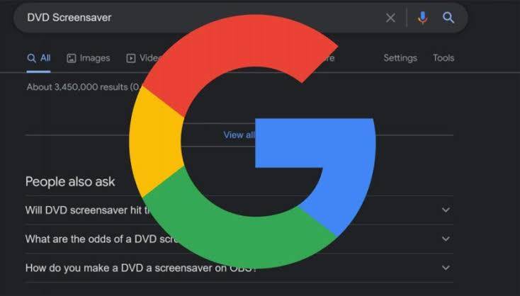 Google's 'DVD Screensaver' Easter egg makes the logo bounce around