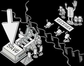 Explain the concept of command pattern in c#