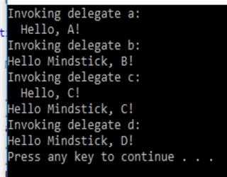 Delegate in c sharp