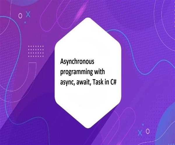 Asynchronous programming with async, await, Task in C#