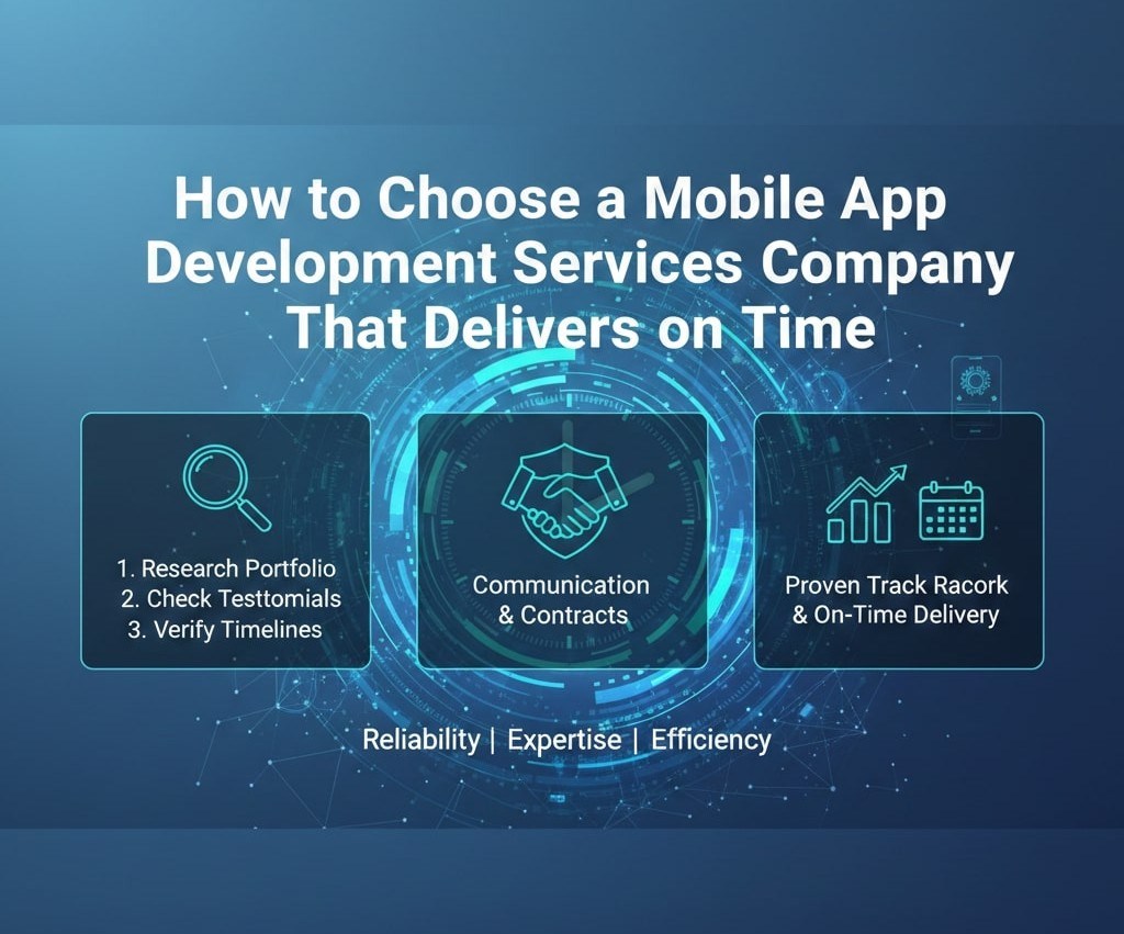 How to Choose a Mobile App Development Services Company That Delivers on Time