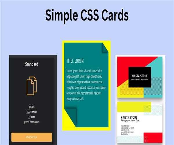 How to show the cards on the webpage using CSS3?