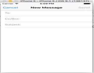 Sending email in iOS Objective-C