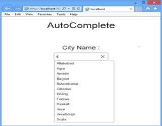 AutoComplete TextBox using BootStrap in ASP.Net