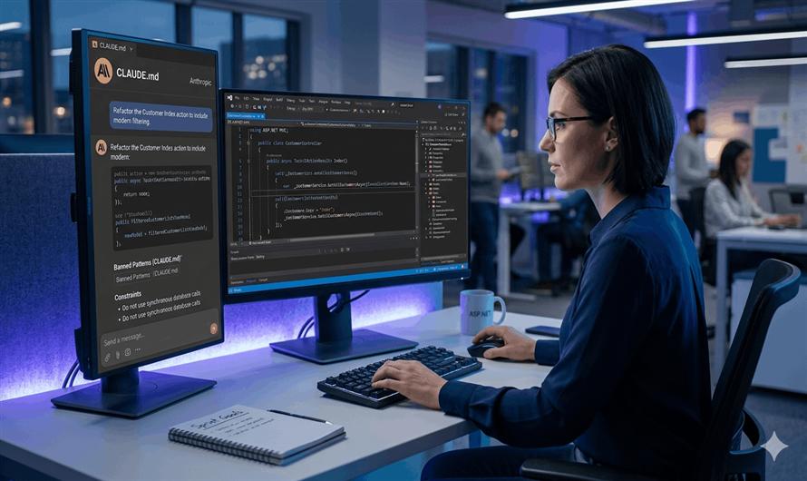 How Developers Use Claude for ASP.NET MVC Projects