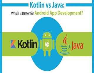 How is Kotlin gaining popularity for Android app development over Java image