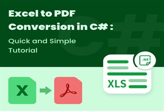 Excel to PDF Conversion in C#: Quick and Simple Tutorial image