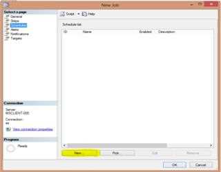 Create sql server agent job to run stored procedure