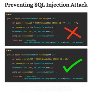 SQL Injection and Prevention in C# image