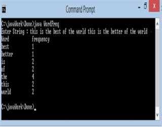 Find the Frequency of a sentence
