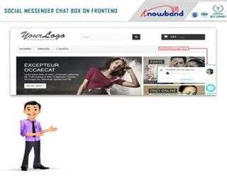 Knowband Prestashop Social Messenger Addon: Optimize your website with 24*7 chat support image