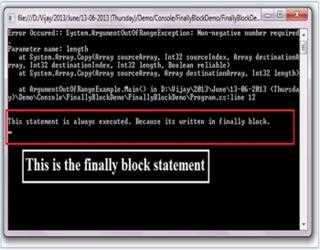 Use Finally Blocks in C#