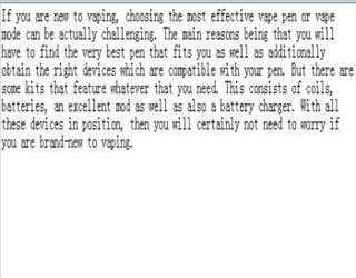 Ideal Vape starter packages