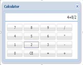 Calculator using Ext Js and Javascripts