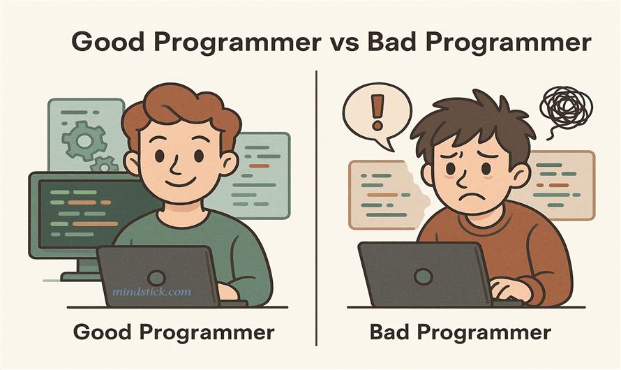 Good programmers vs Bad programmers in software development
