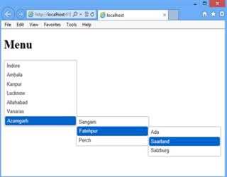 Vertical Menu using BootStrap in ASP.Net