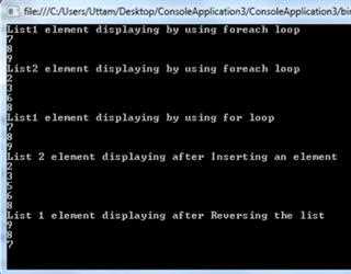 Basic Concept of List in c#