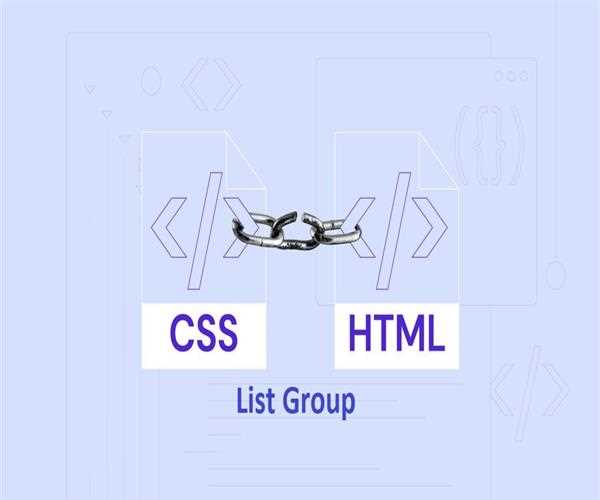 How to implement the List group using CSS3 and HTML?