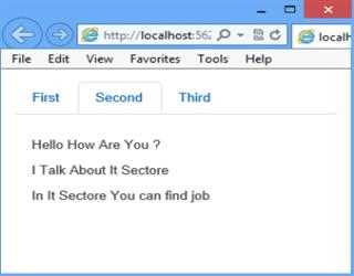 Tab using BootStrap in ASP.Net