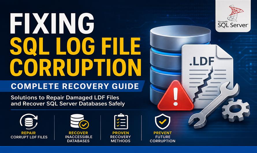 Fixing SQL Log File Corruption in SQL Server – Complete Guide