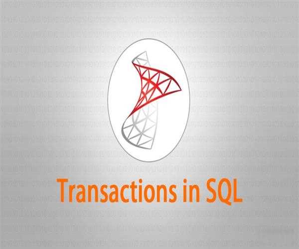 Explain the transaction in SQL Server.