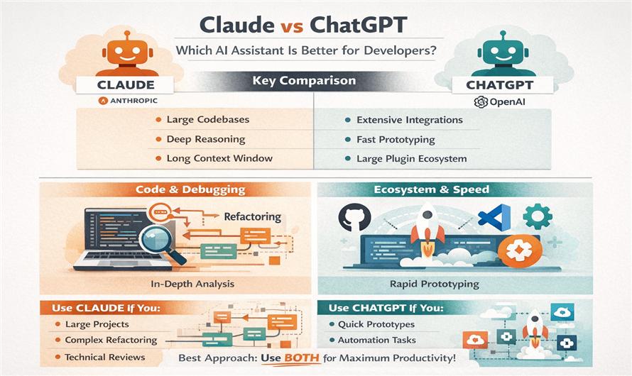 Claude vs ChatGPT: Which AI Assistant is Better for Developers?