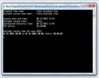 TimeZone Class in C#