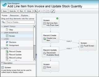 SFDC Flow: Add a Fault Screen
