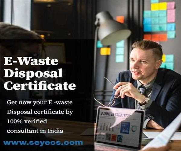 What is E-Waste Disposal Certificate?