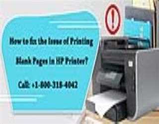 How to fix the Issue of Printing Blank Pages in HP Printer?