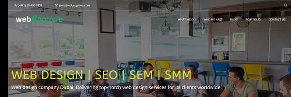 banner image of Webengrave - web design company dubai 