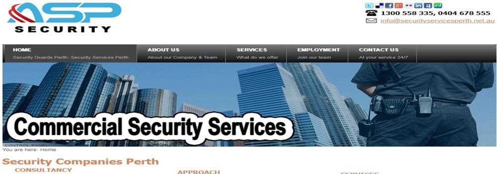 banner image of security services perth 