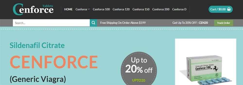 banner image of cenforce tablets