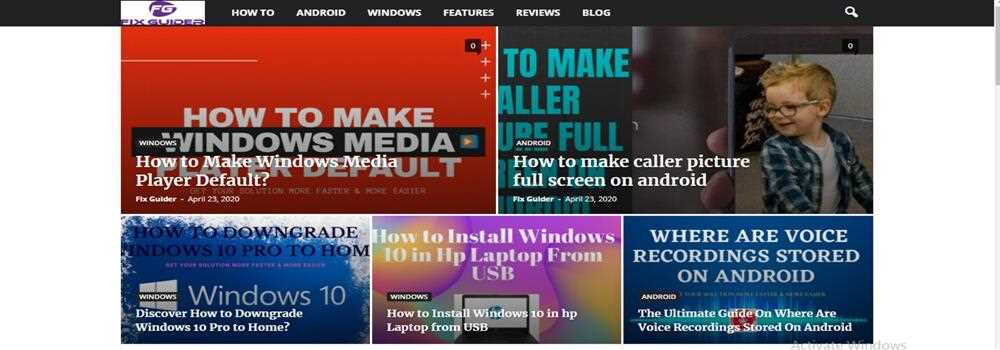 banner image of fix guider