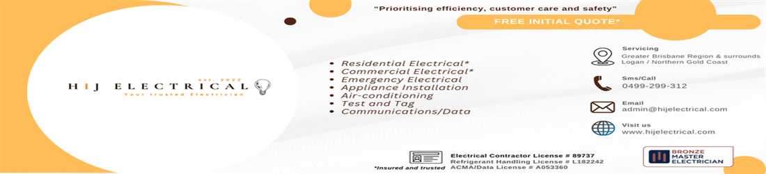 banner image of HIJ Electrical 