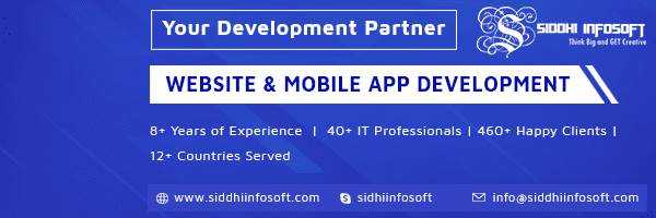 banner image of Mobile App Development Company - Siddhi Infosoft Rushabh Patel