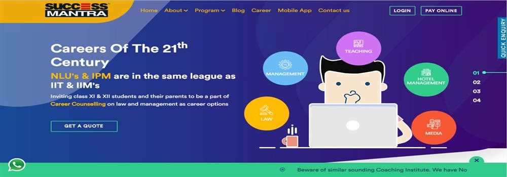 banner image of Success Mantra Original - CLAT Coaching in Delhi  Success Mantra 