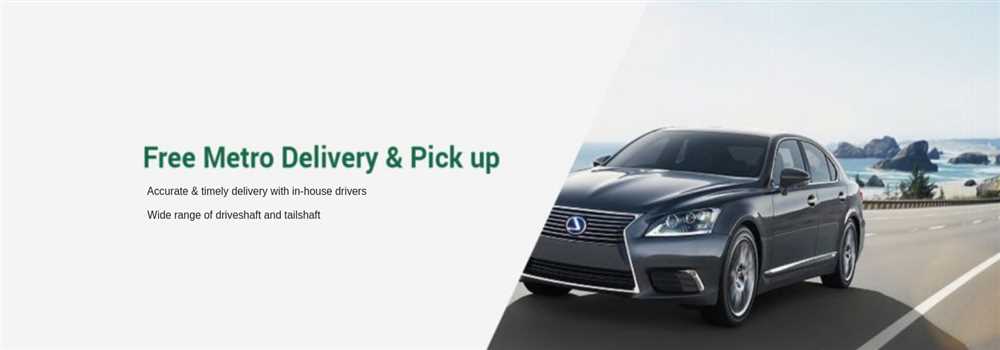 banner image of drives shafts