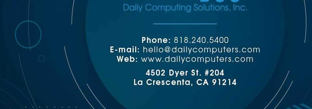 banner image of Daily Computing Solutions Daily Computing Solutions