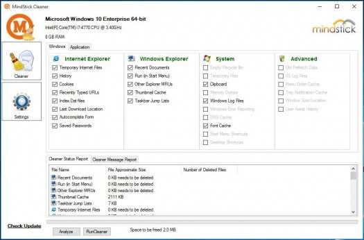 MindStick Cleaner Windows 11 download