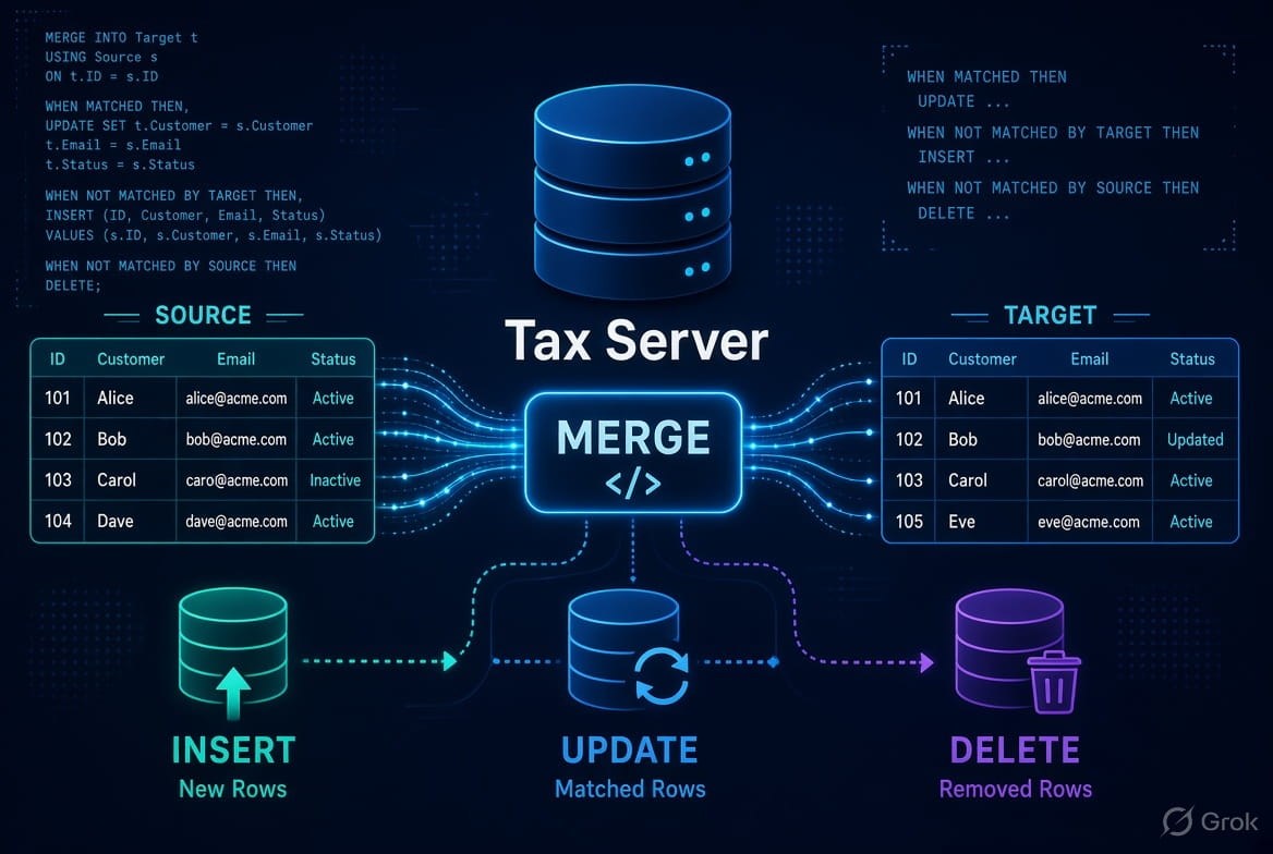 SQL Server MERGE Statement
