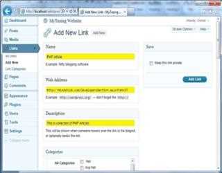 Creating and Using Links in WordPress
