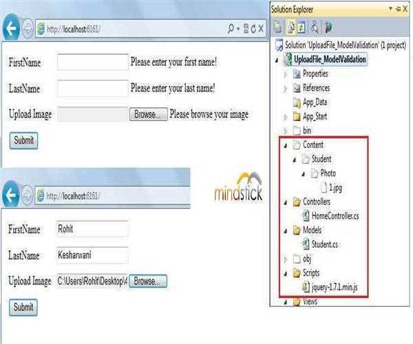 Upload File using Model Validation in ASP.NET MVC