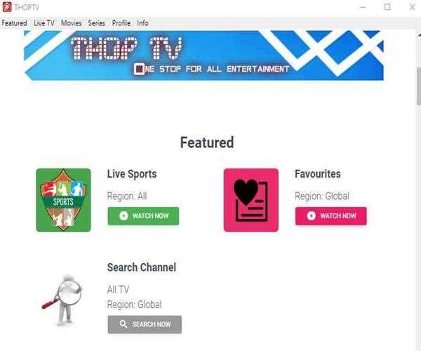 Thoptv APP for Android & PC Windows