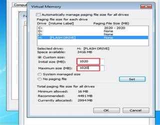 How to make Pen drive as RAM