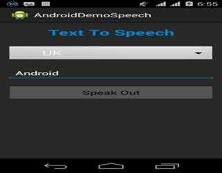 Text to Speech in Android