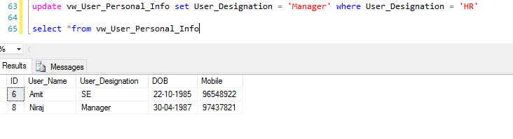 SQL Server Views and Its Types – MindStick