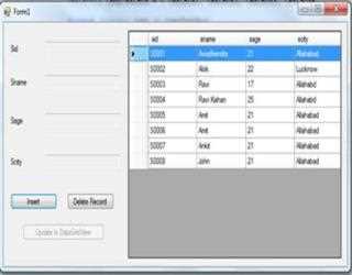Working with DataGridView in VC#