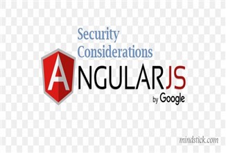 Explain Security considerations in AngularJS applications image